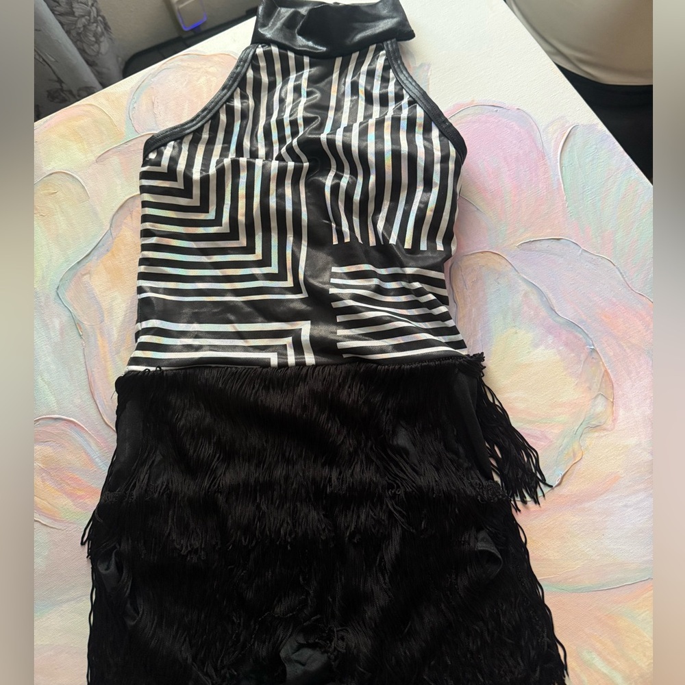Dance & Marvel Black and White Mini Dress